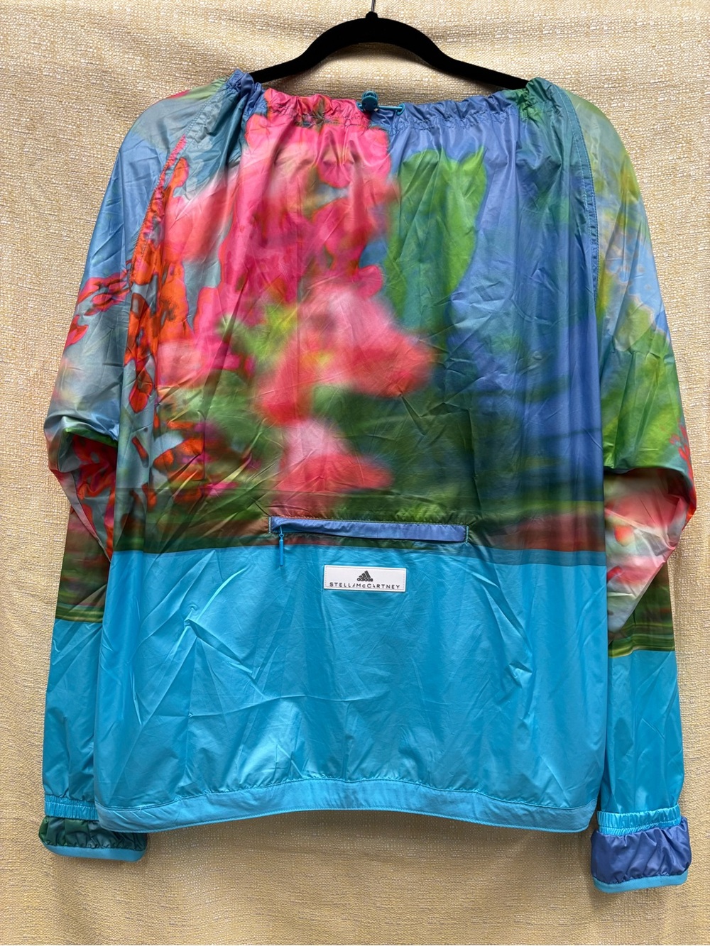 adidas Floral Multicolor Blue Windbreaker Jacket